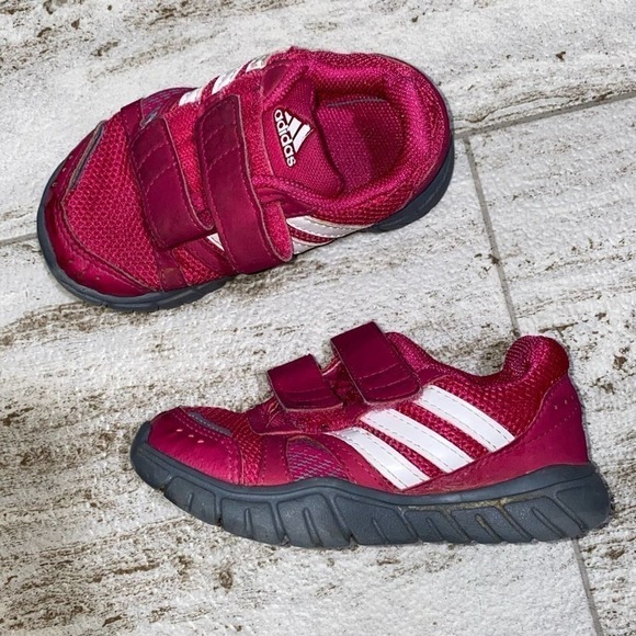 ADIDAS Ortholite pink baby shoes. Size 7 - Picture 1 of 10